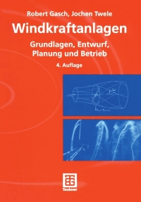 Imagen de portada: Windkraftanlagen 4th edition 9783519363347