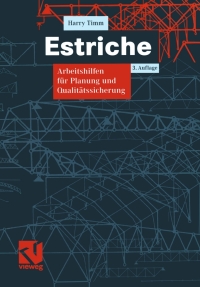 Cover image: Estriche 3rd edition 9783528117009