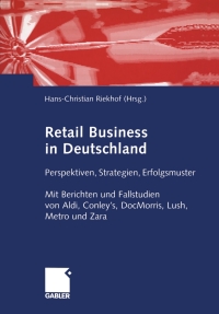 Imagen de portada: Retail Business in Deutschland 1st edition 9783409124317