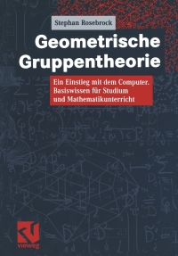Cover image: Geometrische Gruppentheorie 9783528032128