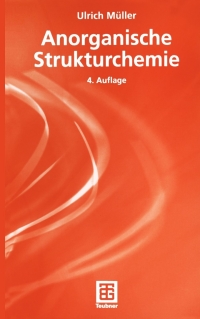 Cover image: Anorganische Strukturchemie 4th edition 9783519335122