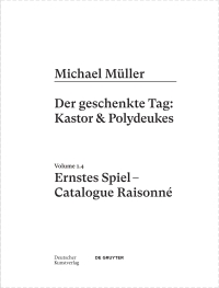 Omslagafbeelding: Michael Müller. Ernstes Spiel. Catalogue Raisonné 1st edition 9783422997257