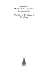 Cover image: Nordrhein-Westfalen II 3rd edition 9783422031142