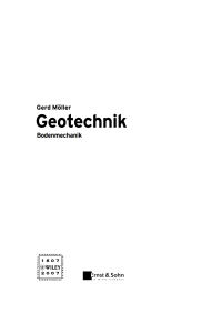 Imagen de portada: Geotechnik 1st edition 9783433018583