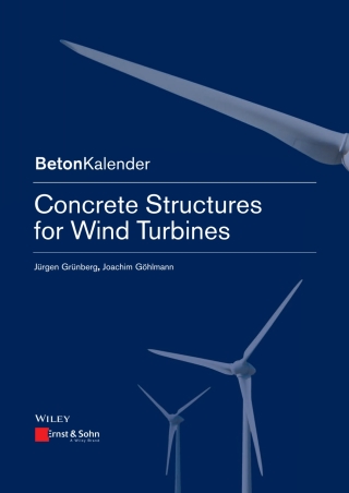 Cover image: Concrete Structures for Wind Turbines 1st edition 9783433030417