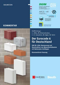 Imagen de portada: Der Eurocode 6 für Deutschland 1st edition 9783433030165