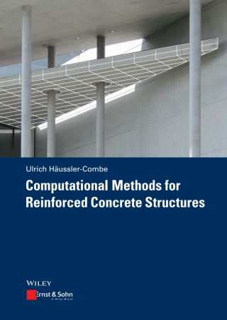 Cover image: Computational Methods for Reinforced Concrete Structures 1st edition 9783433030547