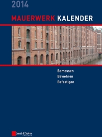 Cover image: Mauerwerk Kalender 2014 1st edition 9783433030707