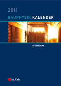 Imagen de portada: Bauphysik Kalender 2011 1st edition 9783433029657