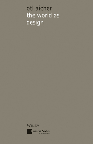 Cover image: The World as Design 2nd edition 9783433031179