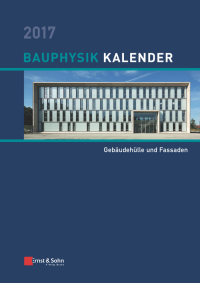 Imagen de portada: Bauphysik Kalender 2017 1st edition 9783433031698