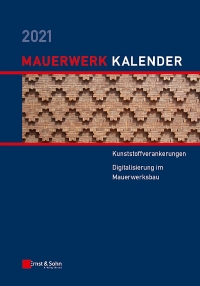 Imagen de portada: Mauerwerk-Kalender 2021 1st edition 9783433032930