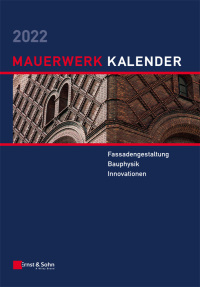 صورة الغلاف: Mauerwerk-Kalender 2022 1st edition 9783433033562
