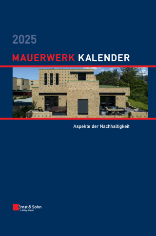 Imagen de portada: Mauerwerk-Kalender 2025 - Schwerpunkte 1st edition 9783433034453