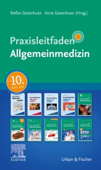 Cover image: Praxisleitfaden Allgemeinmedizin 10th edition 9783437224577