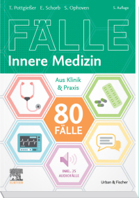 Imagen de portada: 80 Fälle Innere Medizin 5th edition 9783437426551