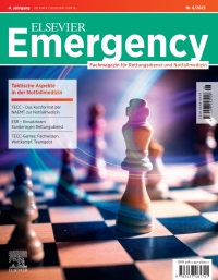 Immagine di copertina: ELSEVIER Emergency. Taktische Aspekte in der Notfallmedizin. 6/2023 1st edition 9783437481741