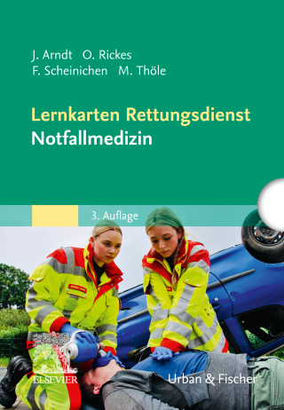 Cover image: Lernkarten Rettungsdienst - Notfallmedizin 3rd edition 9783437482267