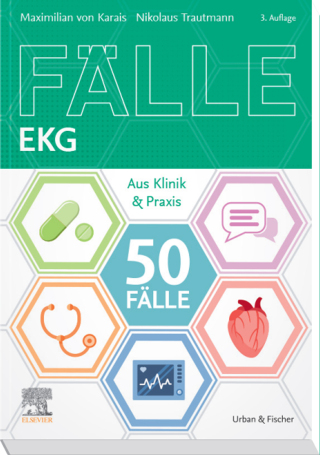 Cover image: 50 Fälle EKG 3rd edition 9783437412448