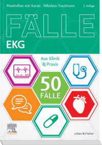 Imagen de portada: 50 Fälle EKG 2nd edition 9783437439629