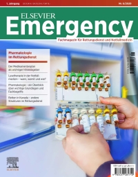 Titelbild: Elsevier Emergency. Pharmakologie im Rettungsdienst. 6/2020 9783437481710
