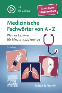 Cover image: Medizinische Fachwörter von A-Z 3rd edition 9783437431074