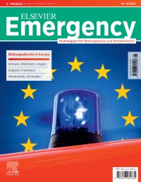 Imagen de portada: Elsevier Emergency. Rettungsdienst in Europa. 5/2022 1st edition 9783437481635