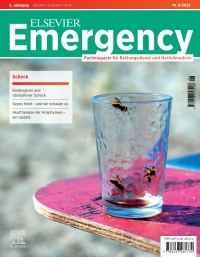 Cover image: Elsevier Emergency. Schock. 6/2022 1st edition 9783437481734