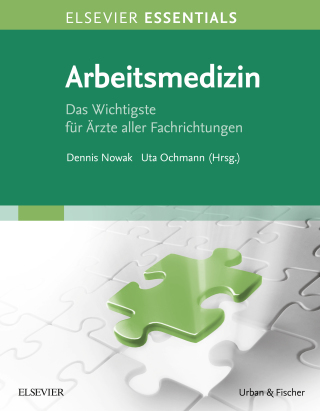Cover image: ELSEVIER ESSENTIALS Arbeitsmedizin 9783437215711