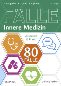 Imagen de portada: 80 Fälle Innere Medizin 4th edition 9783437426544