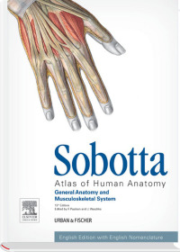 صورة الغلاف: Sobotta Atlas of Human Anatomy, Vol.1, 15th ed., English 15th edition 9780702052514