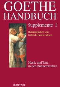 Cover image: Goethe-Handbuch Supplemente 9783476018465