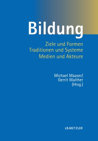 Imagen de portada: Bildung 9783476020987