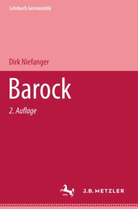 Imagen de portada: Barock 2nd edition 9783476021335