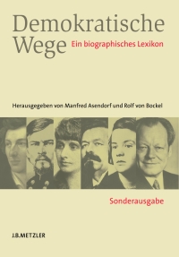 Cover image: Demokratische Wege 9783476021359