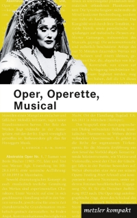 Omslagafbeelding: Oper, Operette, Musical 9783476021380