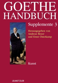 Imagen de portada: Goethe-Handbuch Supplemente 9783476021632