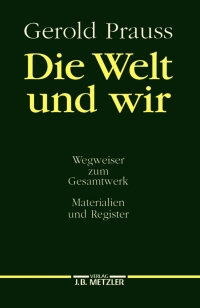 Cover image: Die Welt und wir 9783476021731