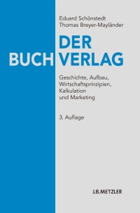 Cover image: Der Buchverlag 3rd edition 9783476022585