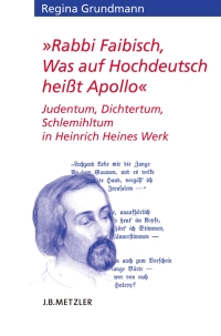 Cover image: "Rabbi Faibisch, Was auf Hochdeutsch heißt Apollo" 9783476022738