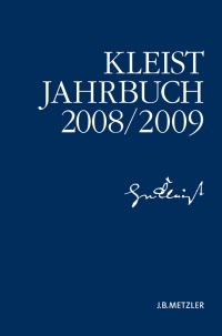 Cover image: Kleist-Jahrbuch 2008/09 9783476022806