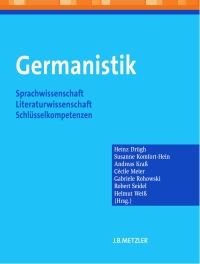 Cover image: Germanistik 9783476022981