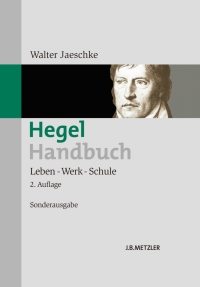 Cover image: Hegel-Handbuch 2nd edition 9783476023377