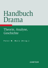 Imagen de portada: Handbuch Drama 9783476023483