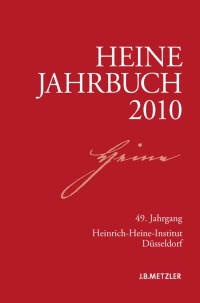 Cover image: Heine-Jahrbuch 2010 9783476023629