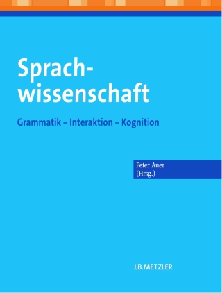 Imagen de portada: Sprachwissenschaft 9783476023650