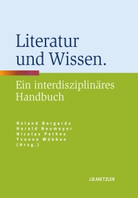 Imagen de portada: Literatur und Wissen 9783476023711