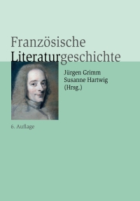 Cover image: Französische Literaturgeschichte 6th edition 9783476024206