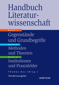 Imagen de portada: Handbuch Literaturwissenschaft 9783476025258