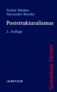 Imagen de portada: Poststrukturalismus 2nd edition 9783476123220